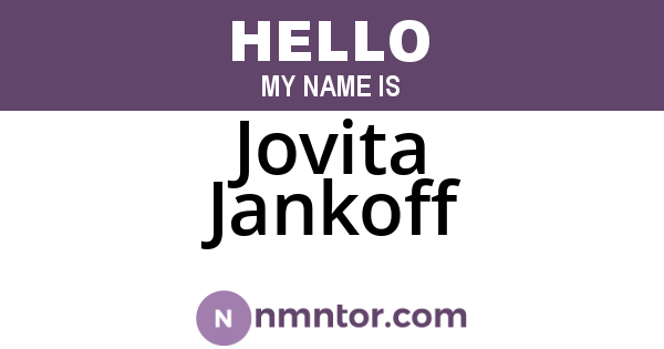 Jovita Jankoff