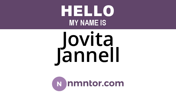 Jovita Jannell