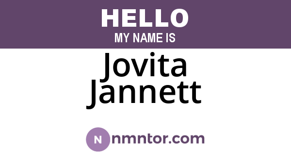 Jovita Jannett
