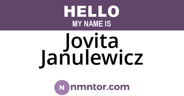 Jovita Janulewicz
