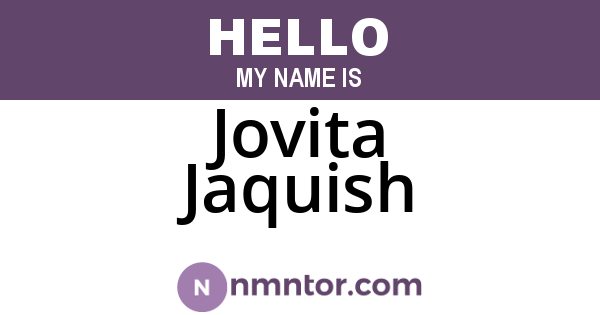 Jovita Jaquish