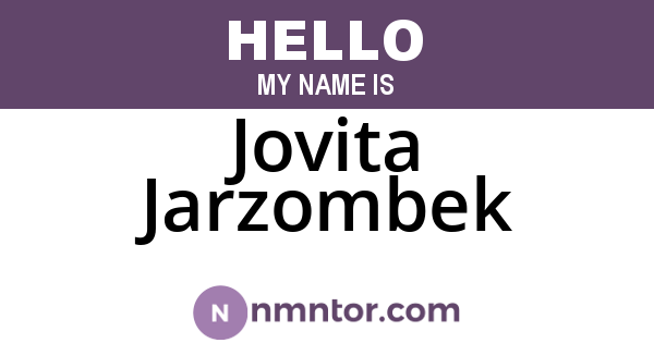 Jovita Jarzombek