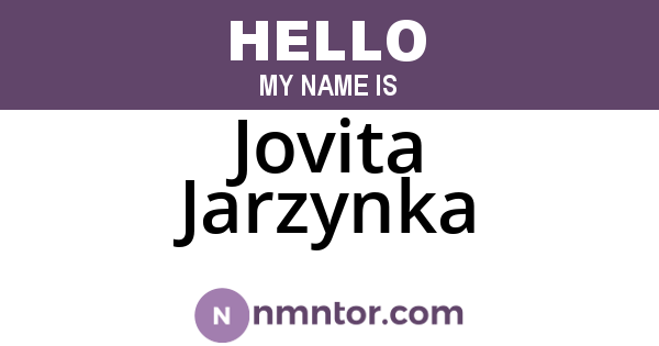 Jovita Jarzynka