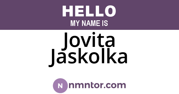 Jovita Jaskolka