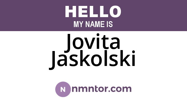 Jovita Jaskolski