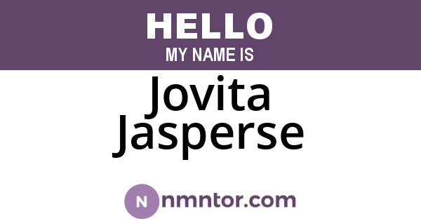 Jovita Jasperse