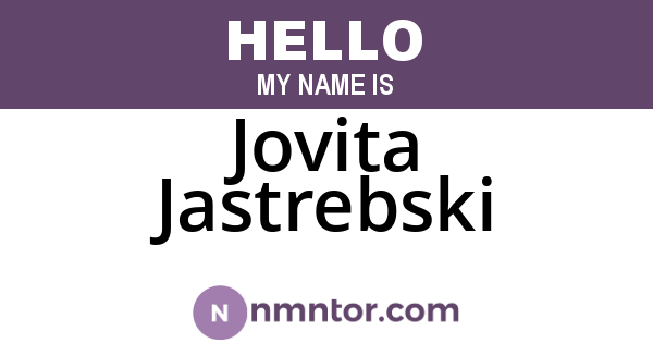 Jovita Jastrebski