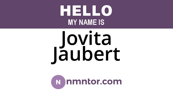Jovita Jaubert