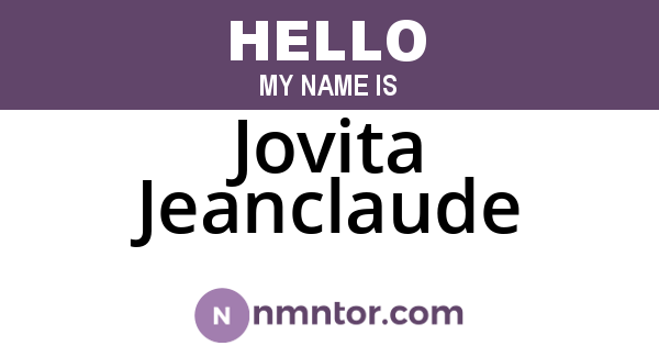 Jovita Jeanclaude