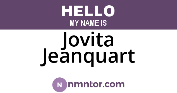 Jovita Jeanquart