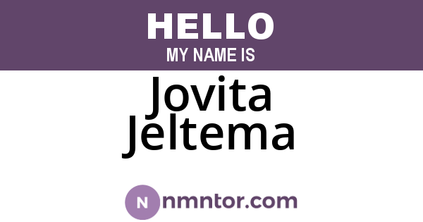 Jovita Jeltema