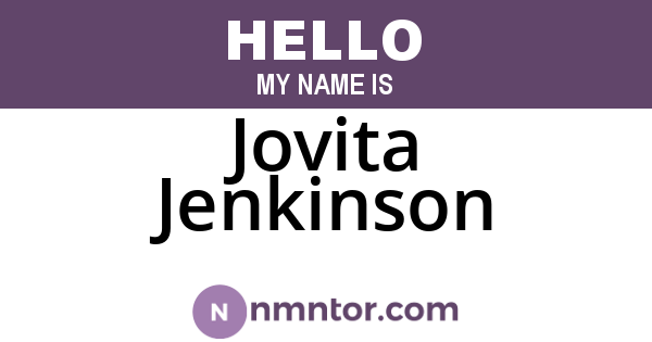 Jovita Jenkinson