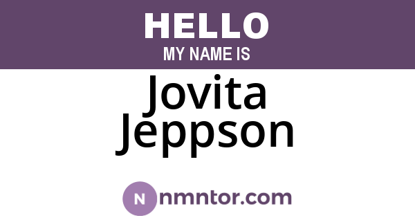 Jovita Jeppson