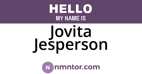 Jovita Jesperson