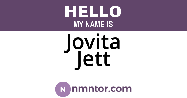 Jovita Jett