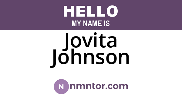 Jovita Johnson