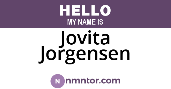 Jovita Jorgensen