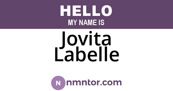 Jovita Labelle