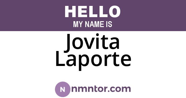 Jovita Laporte