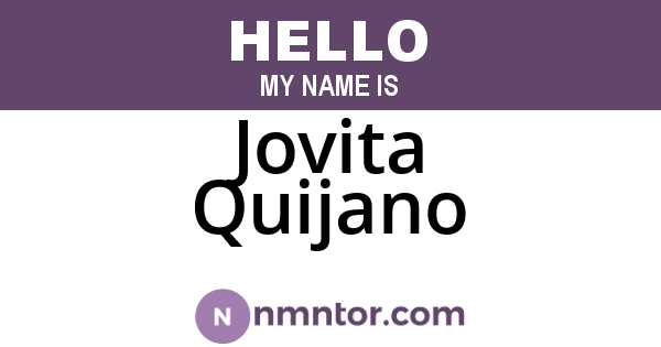 Jovita Quijano