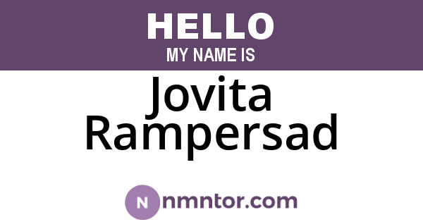Jovita Rampersad