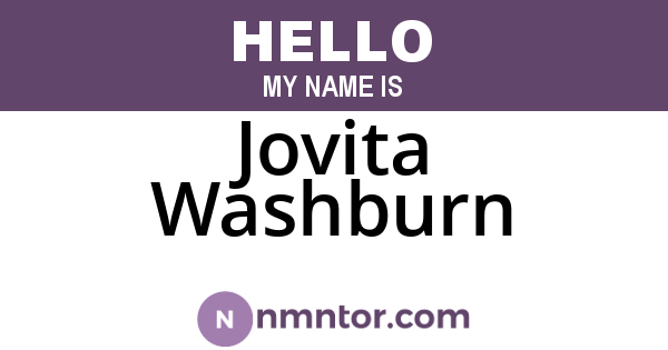 Jovita Washburn
