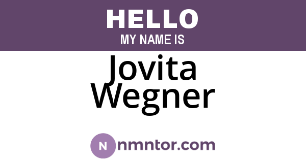 Jovita Wegner
