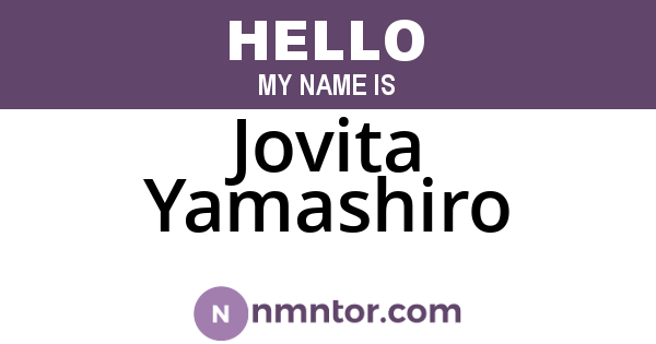 Jovita Yamashiro