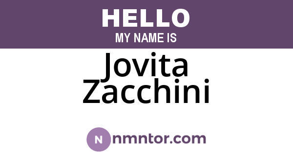 Jovita Zacchini