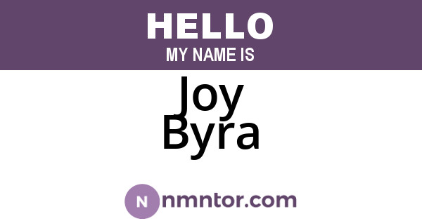 Joy Byra