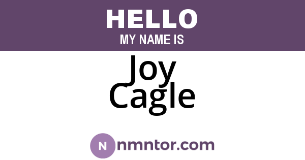 Joy Cagle