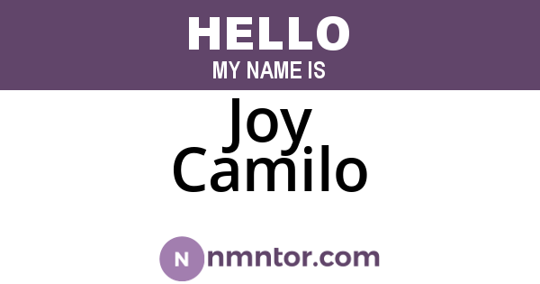 Joy Camilo