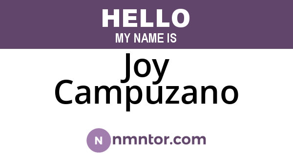 Joy Campuzano