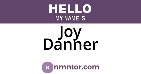 Joy Danner