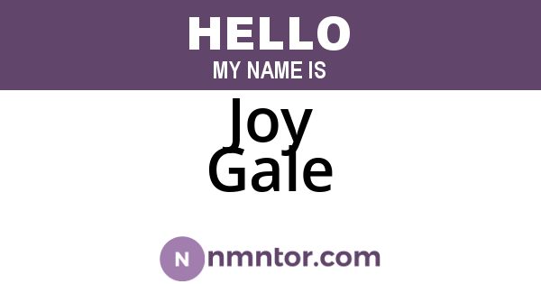 Joy Gale
