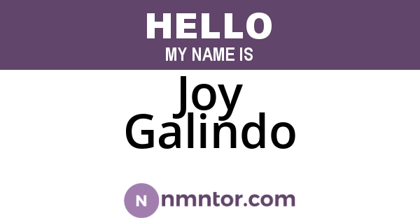 Joy Galindo