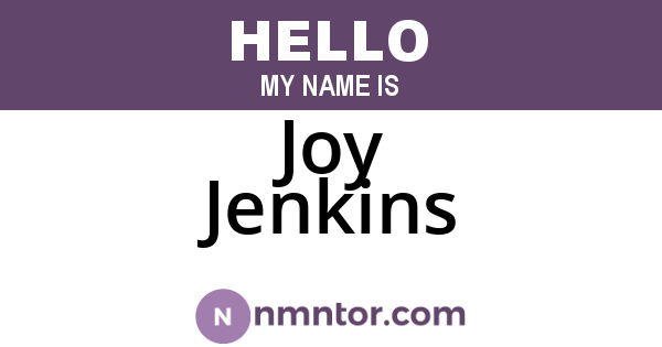Joy Jenkins