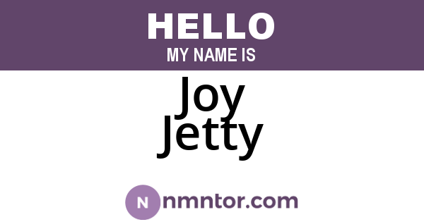 Joy Jetty