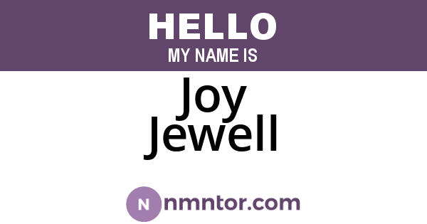 Joy Jewell