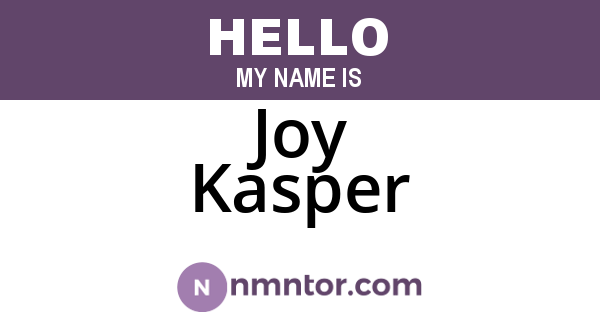 Joy Kasper
