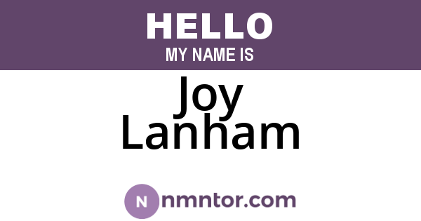 Joy Lanham