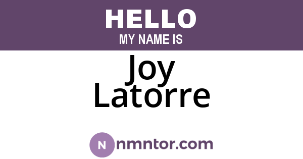 Joy Latorre