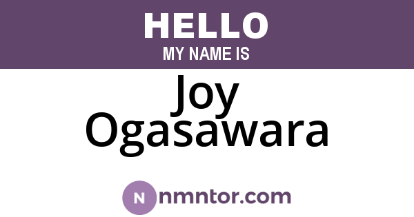 Joy Ogasawara