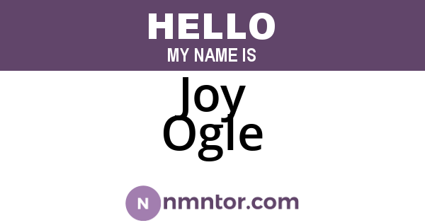 Joy Ogle