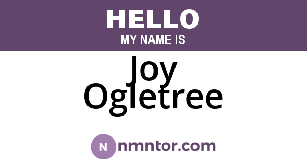 Joy Ogletree