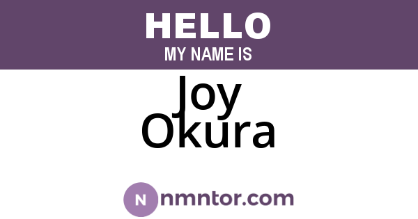 Joy Okura