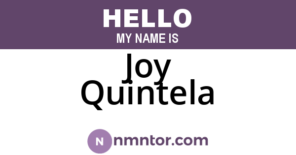 Joy Quintela