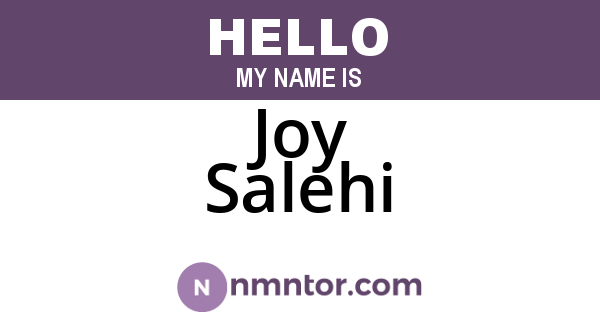Joy Salehi
