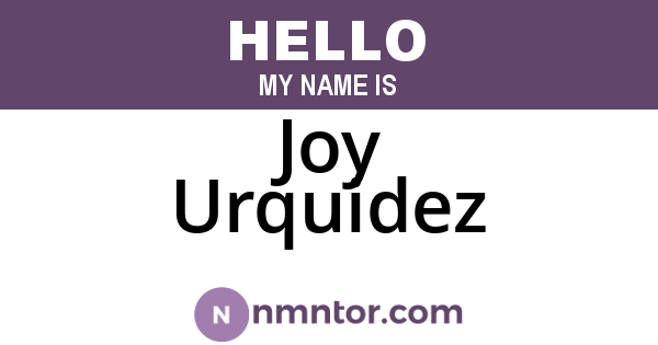 Joy Urquidez