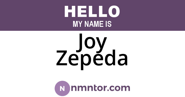 Joy Zepeda